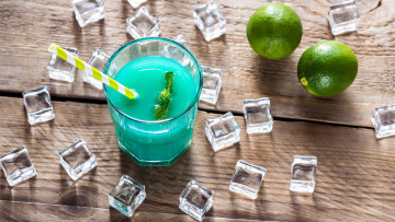 Картинка еда напитки +коктейль лед коктейль мята лайм