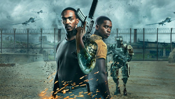 Картинка outside+the+wire+ +2021+ кино+фильмы outside+the+wire cмертельная зона сша венгрия damson idris anthony mackie фантастика боевик