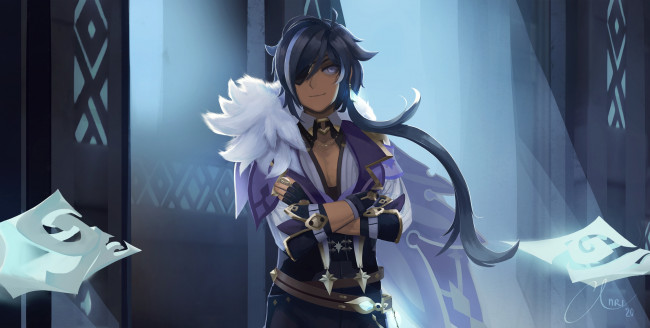 Обои картинки фото аниме, genshin impact, genshin, impact