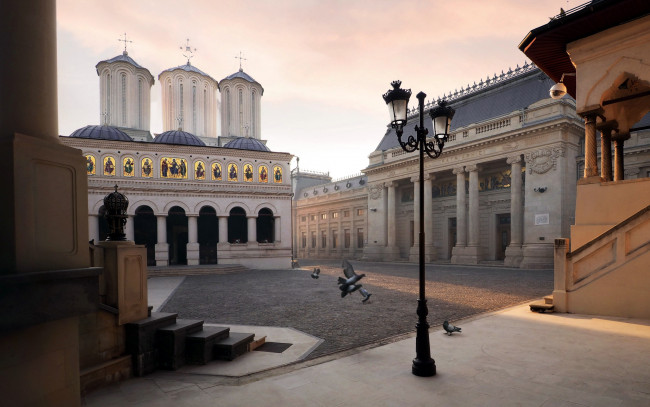 Обои картинки фото metropolitan hill, bucharest, города, - столицы государств, metropolitan, hill