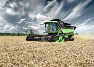 Картинка техника комбайны deutz-fahr
