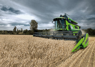 Картинка техника комбайны deutz-fahr