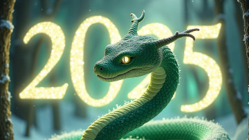 обоя праздничные, - разное , новый год, нейросети, графика, нейроарт, ai, art, нейронные, сети, рисунки, нейро, искусство, нейрографика, graphics, neuroart, neural, networks, drawings, neuro, neurography, новый, год, 2025