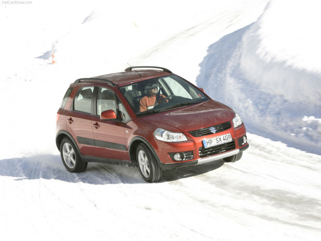 Обои картинки фото 2007, suzuki, sx4, автомобили