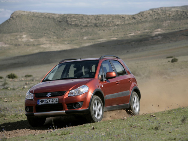 Обои картинки фото 2007, suzuki, sx4, автомобили
