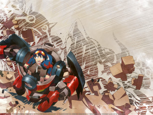 Картинка аниме tengen toppa gurren lagann simon