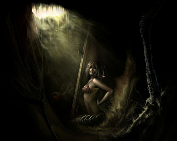 Обои картинки фото фэнтези, девушки