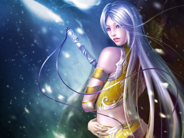 Обои картинки фото фэнтези, девушки