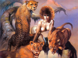 Картинка boris vallejo фэнтези красавицы чудовища