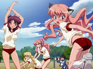 Картинка аниме zero no tsukaima девушки