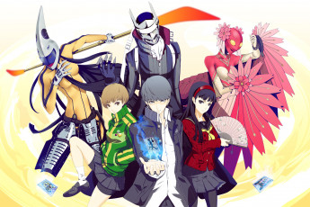 Картинка аниме persona 4
