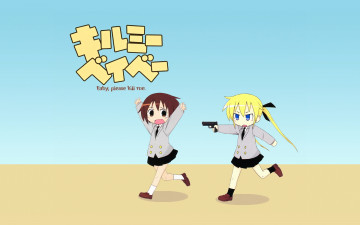 обоя аниме, kill, me, baby
