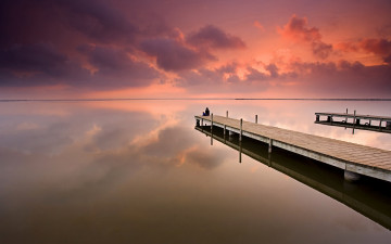 Картинка природа моря океаны облака