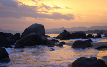 Картинка природа побережье камни