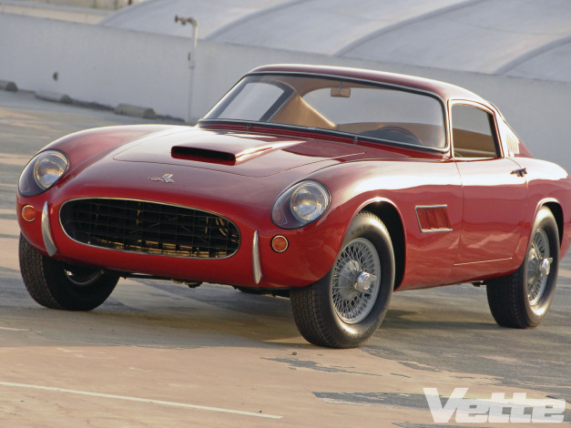 Обои картинки фото scaglietti, corvette, автомобили, spaghetti