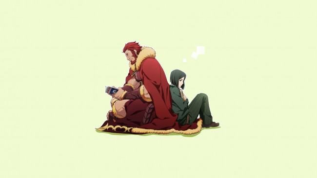 Обои картинки фото аниме, fate, zero, книга