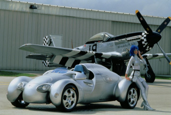 обоя автомобили, авто, девушками, rinspeed