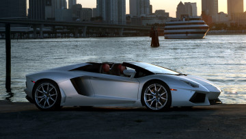 Картинка lamborghini aventador автомобили италия спортивные automobili s p a