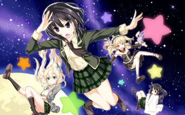 Картинка аниме boku wa tomodachi ga sukunai девушки