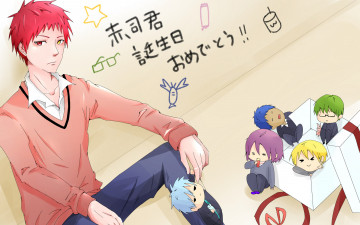 Картинка аниме kuroko no baske мальчик