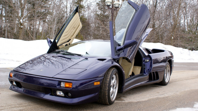 Обои картинки фото lamborghini, diablo, автомобили, automobili, s, p, a, спортивные, италия