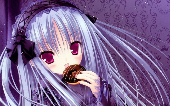 Обои картинки фото аниме, tsukiyo, no, fromage