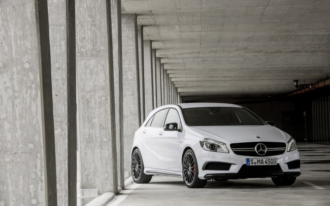 Обои картинки фото автомобили, mercedes, benz, a45, amg, mercedes-benz