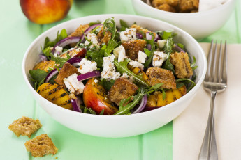 Картинка еда салаты +закуски фета руккола овощи