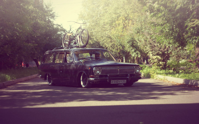 Обои картинки фото автомобили, газ, gaz, lowrider, volga, 24