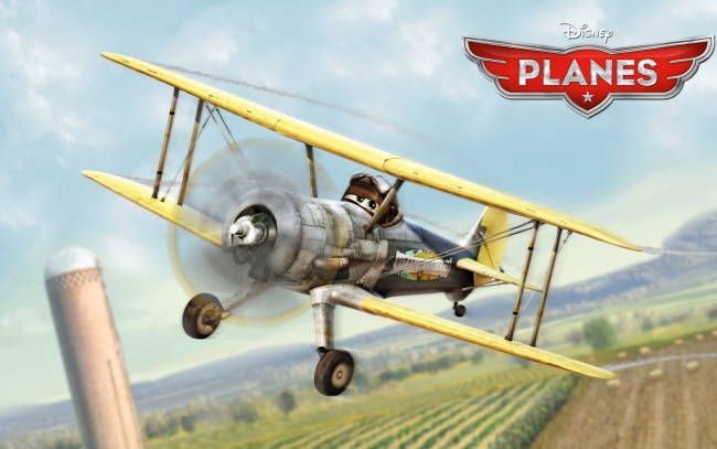 Обои картинки фото planes, мультфильмы, лидботтом, крылья, приключения, уолт, дисней, воздушные, гонки, анимация, тачки, самолёты, мультфильм, аэротачки