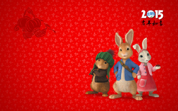 обоя peter rabbit , кролик питер, мультфильмы, - peter rabbit, кролики
