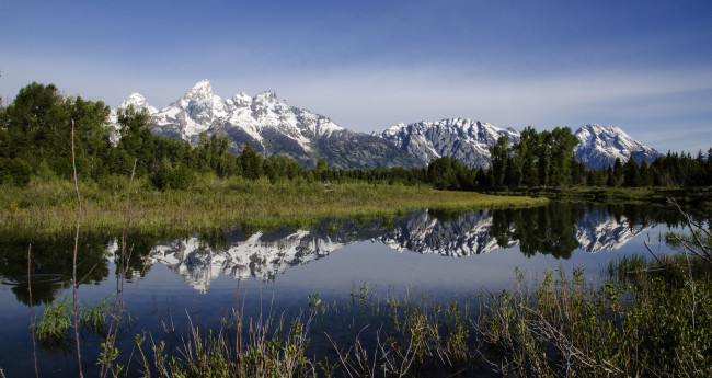 Обои картинки фото природа, реки, озера, река, лес, горы