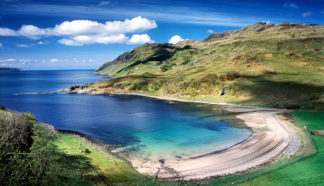 Обои картинки фото природа, пейзажи, пляж, бухта, океан