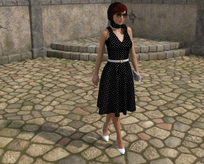 Картинка 3д+графика люди+ people фон взгляд девушка