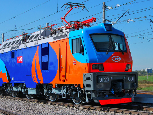 Обои картинки фото электровоз, техника, электровозы, железная, дорога