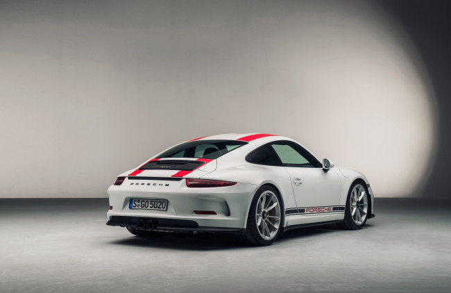 Обои картинки фото автомобили, porsche, 2016г, 911, r