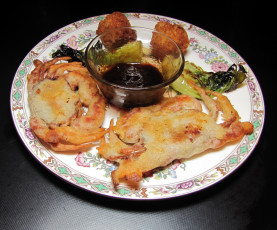 Картинка еда рыба +морепродукты +суши +роллы крабы