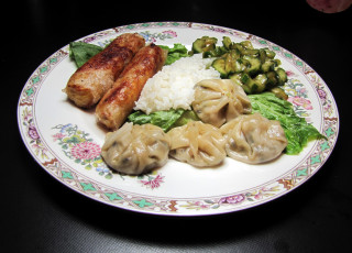 Картинка еда пельмени +манты +вареники манты