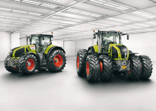Картинка техника тракторы claas axion