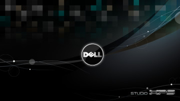 Картинка компьютеры dell фон логотип