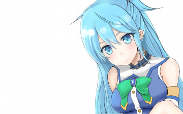 Картинка аниме kono+subarashii+sekai+ni+shukufuku+wo девушка взгляд фон