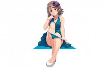 Картинка аниме love+live +school+idol+project девушка взгляд фон