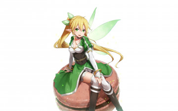 Картинка аниме sword+art+online фон взгляд девушка