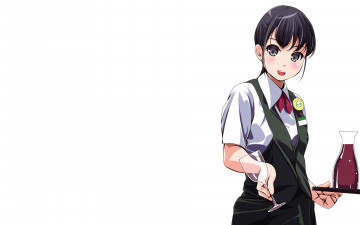 Картинка аниме unknown +другое девушка взгляд фон