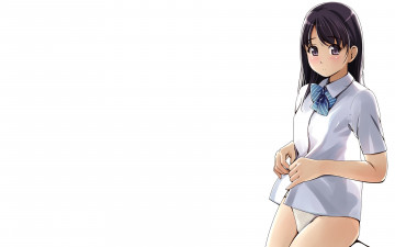 Картинка аниме unknown +другое девушка взгляд фон