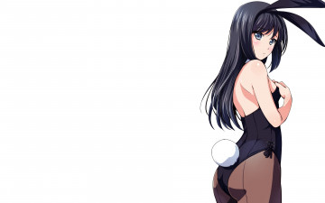 Картинка аниме unknown +другое девушка взгляд фон