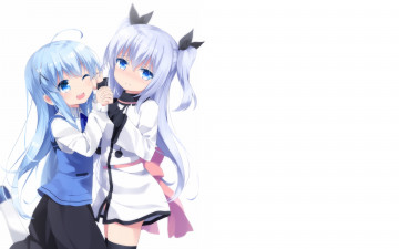 Картинка аниме unknown +другое девушки взгляд фон