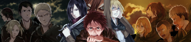 Обои картинки фото аниме, shingeki no kyojin, attack, on, titan