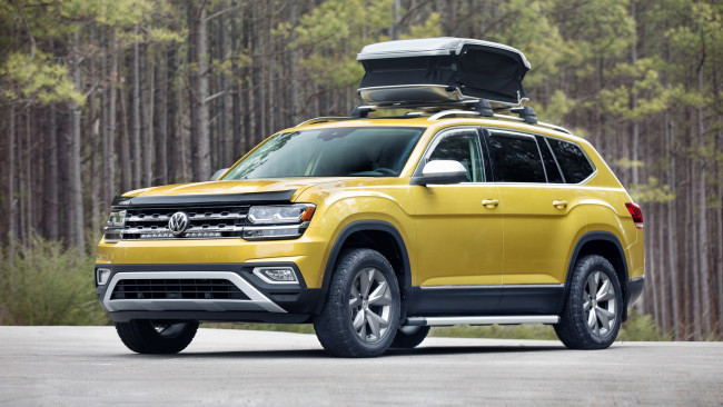 Обои картинки фото volkswagen atlas weekend edition concept 2018, автомобили, volkswagen, 2018, concept, edition, weekend, atlas