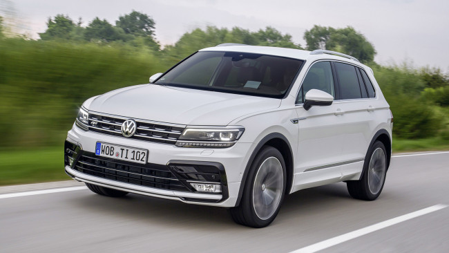 Обои картинки фото volkswagen tiguan r-line 2017, автомобили, volkswagen, crossover, tiguan, 2017, r-line